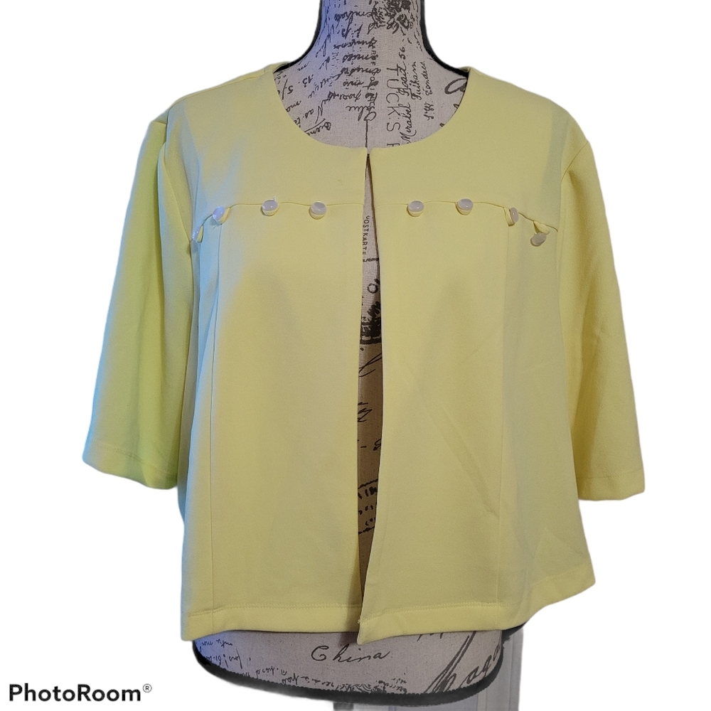 Perception Women's Yellow Blazer! NWT!